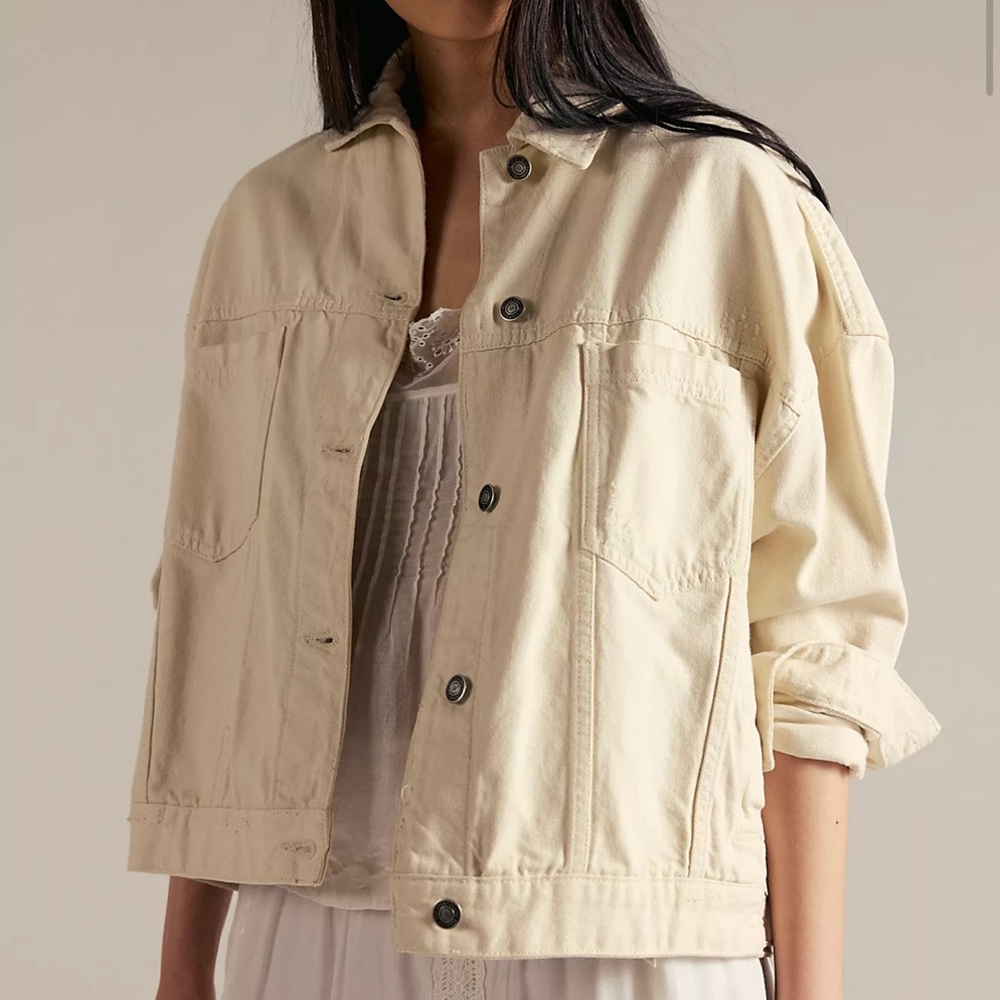 Free People We The Free Opal Swing Denim Jacket